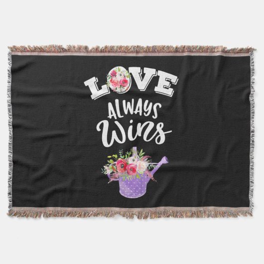 | Liebe immer gewinnen Decke (Vorderseite)