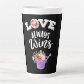 | Liebe immer gewinnen Milchtasse (Vorderseite)