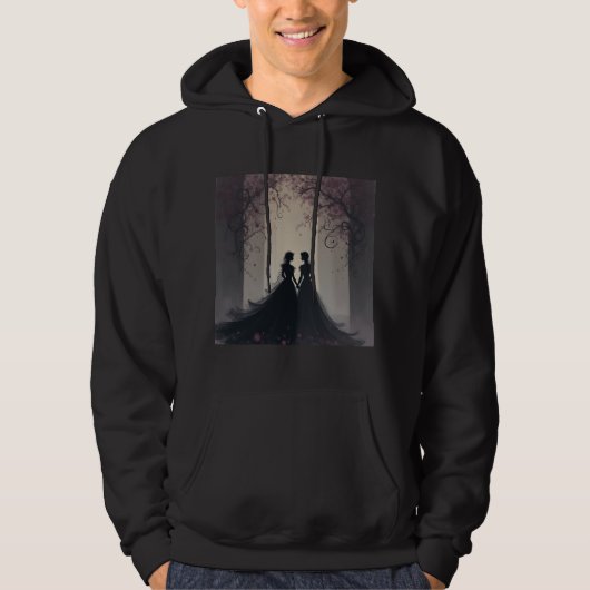Liebe immer hoodie (Vorderseite)