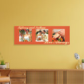Liebe Immer individuelles Triptychon Foto Kunst ro Leinwanddruck (Insitu (Wohnzimmer))