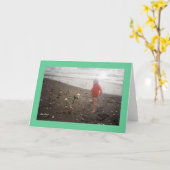 Liebe, immer karte (Gelbe Blume)