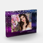 Liebe immer Lila Fotoblock (Links)