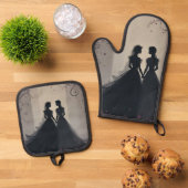 Liebe immer ofenhandschuh & Topflappen-Set (Oben Unten)