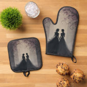 Liebe immer ofenhandschuh & Topflappen-Set (Oben Unten)