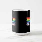 LIEBE immer WINS, LGBTQIA-Flag Kaffeetasse (Mittel)