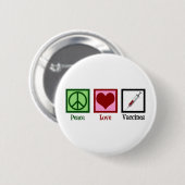 Liebe-Impfstoffe Button (Vorne & Hinten)