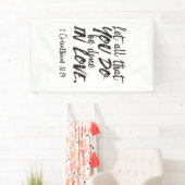 Liebe in Aktion - 1 Korinther 16:14 Inspiration Banner (Insitu)