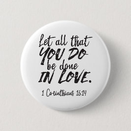 Liebe in Aktion - 1 Korinther 16:14 Inspiration Button