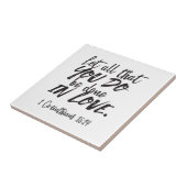 Liebe in Aktion - 1 Korinther 16:14 Inspiration Fliese (Seite)