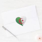 Liebe in Algerien Herz-Aufkleber (Umschlag)