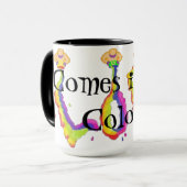Liebe in allen Farben Tasse (Vorderseite Links)