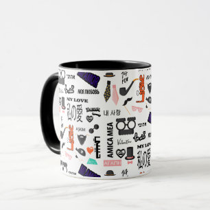 Liebe in allen    Sprachen Tasse