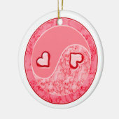 Liebe in Balance Yin Yang Ornament (Links)
