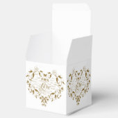 Liebe in beliebiger Sprache in Gold-Gastgeschenk H Geschenkschachtel (Geöffnet)