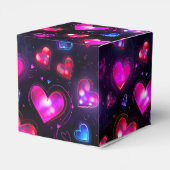 Liebe in Bewegung: Das Herz des Valentinstag Geschenkschachtel (Rückseite)