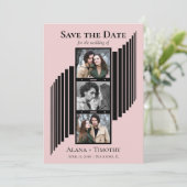 Liebe in Bildern Moderne Fotografie Termin speiche Save The Date (Stehend Vorderseite)