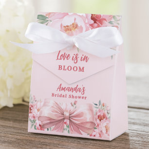 Liebe in Bloom bow-Rosa-Floralien Brautparty Geschenkschachtel