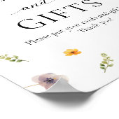 Liebe in Bloom Brautparty Karten und Geschenke Poster (Ecke)