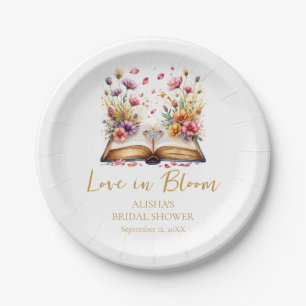 Liebe in Bloom Brautparty Napkins Pappteller
