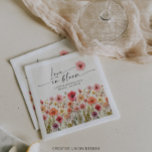 Liebe in Bloom Brautparty Napkins Serviette<br><div class="desc">Dieses schöne Design zeichnet sich durch eine Anordnung von weichen pastellfarbenen schönen Wildblumen,  die realistisch und ein modernes Skript (bearbeitbare Farbe) Schriftart. Genießen Sie Ihre Lieblings-Brautparty-Mahlzeiten,  Leckereien,  Desserts und mehr mit dieser passenden Liebe in Bloom Servietten. Weitere Elemente finden Sie in der gesamten Auflistung</div>