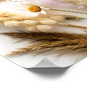 Liebe in Bloom Brautparty Wildblume Willkommen Poster (Ecke)