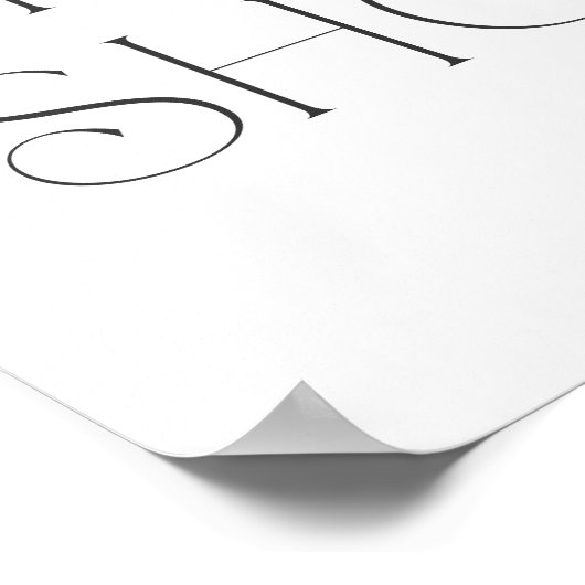 Liebe in Bloom Butterfly Bridal Willkommen 24x36 Poster (Ecke)