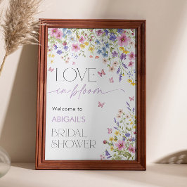 Liebe in Bloom Butterfly Bridal Willkommen 24x36 Poster