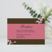 Liebe in Bloom: Einladung zur Hochzeit (Stehend Vorderseite)