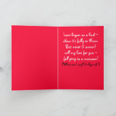 Liebe in Bloom! Feiertagskarte (Innenseite)