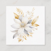 Liebe in Bloom Florals Brautparty anzeigen Begleitkarte (Rückseite)