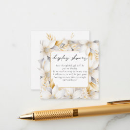 Liebe in Bloom Florals Brautparty anzeigen Begleitkarte