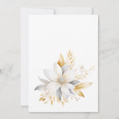 Liebe in Bloom Florals Brautparty Vielen Dank Karte (Rückseite)