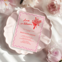 Liebe in Bloom Whimsical Handgeschriebenes Brautpa