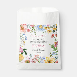 Liebe in Bloom Wildblume Brautparty Vielen Dank Geschenktütchen