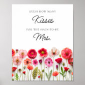 Liebe in Bloom Wildblume Wie viele Kisses Game Poster (Vorne)