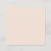 Liebe in blühenden Blume Brautparty favorisieren T Begleitkarte (Rückseite)