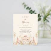 Liebe in blühenden Wildblumen Haushalt Brautparty (Stehend Vorderseite)