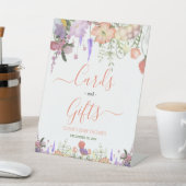 Liebe in blühenden Wildblumen Karten und Geschenke Sockelschild (In SItu)