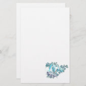 Liebe in Blume Briefpapier (Vorne/Hinten)