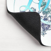 Liebe in Blume Mousepad (Ecke)
