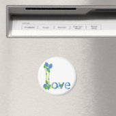 Liebe in Blumen Magnet (In Situ (Geschirrspüler))
