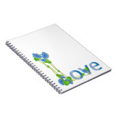 Liebe in Blumen Notizblock (Rechte Seite)