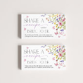 Liebe in Blumenblutschmetterlingsrezeption Begleitkarte