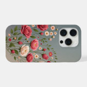 Liebe in Blüte iPhone Hülle (Rückseite (Horizontal))