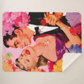 Liebe in Blüte Sherpadecke (Vorderseite (Horizontal))