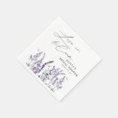 Liebe in Blüte Wildblumen-Junggesellinnenabschied  Serviette (Ecke)