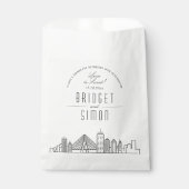 Liebe in Boston | Gastgeschenk Hochzeiten Geschenktütchen (Vorderseite)