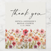 Liebe in Brautparty Food Snack Labels Weinetikett (Einzelnes Label)