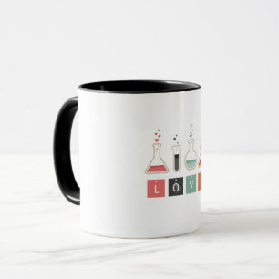 Liebe in Chemie Tasse