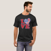 Liebe in den USA T-Shirt (Vorne ganz)
